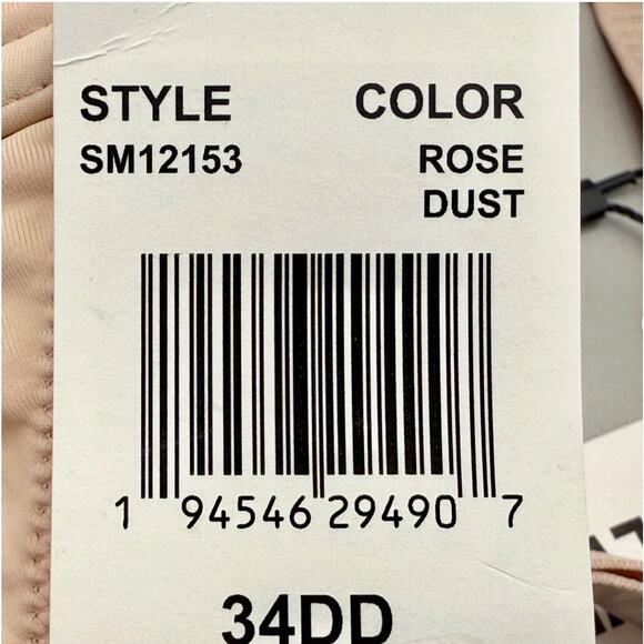 Steve Madden Bra Womens 34DD Rose Dust Basic Modern Feminine Neutral Flirtatious - Picture 5 of 5